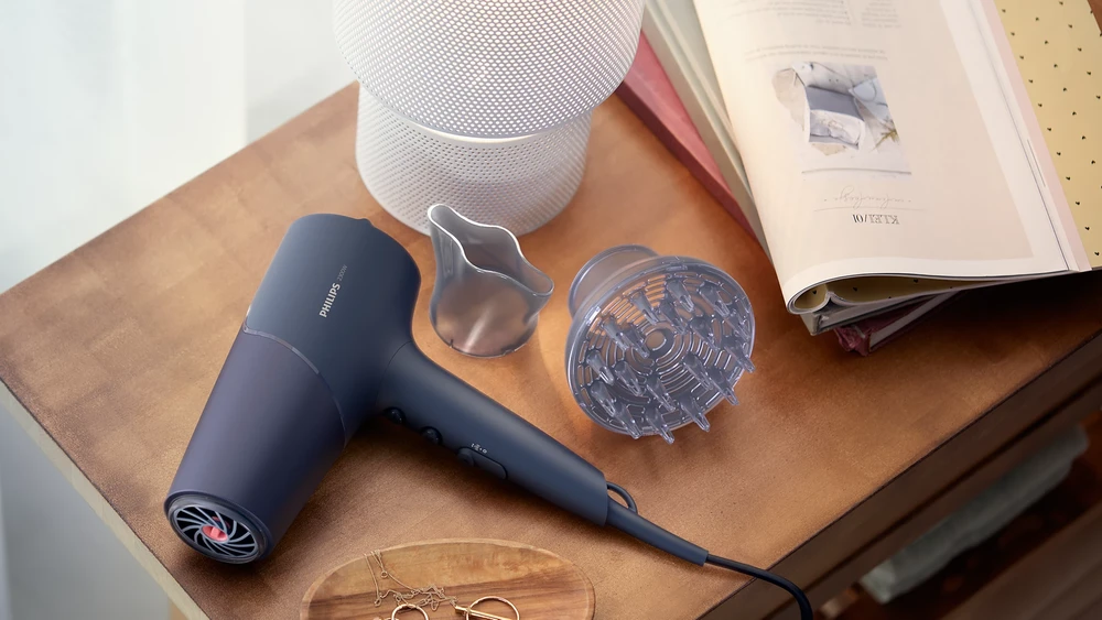 Plaukų džiovintuvas Philips 5000 serija ‎BHD510/00, Mėlynos spalvos