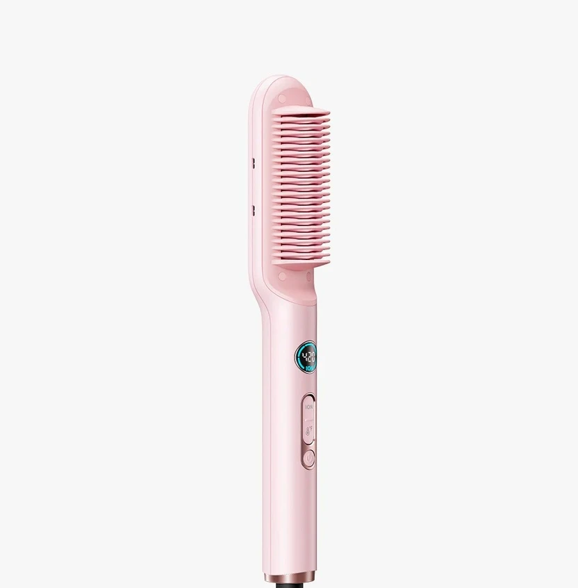Plaukų formavimo prietaisas Wavytalk Sleek Sweep, rožinės spalvos