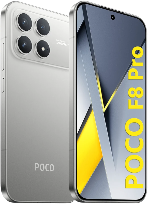 POCO F8 Pro 5G 12/512GB Titanium silver