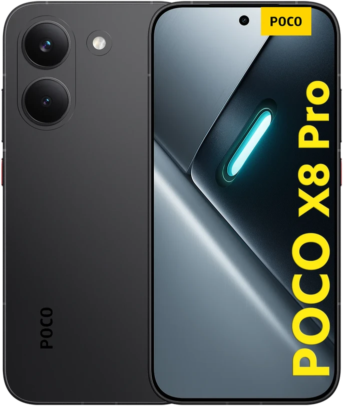 POCO X8 Pro 5G 12 / 512GB Black, modelis - 73744, žema kaina