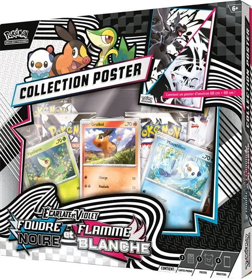 Kortų rinkinys Pokémon TCG: SV10.5 - Foudre Noire & Flamme Blanche (prancūzų k.)