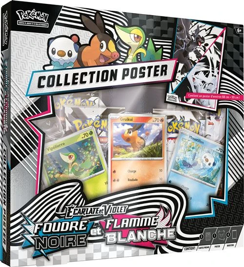 Kortų rinkinys Pokémon TCG: SV10.5 - Foudre Noire & Flamme Blanche (prancūzų k.)
