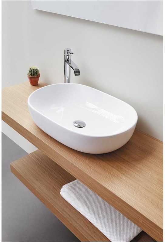 Praustuvė Sanycces Chiure 500015, 600×425 mm, baltos spalvos aprašymas - Prekės nuotrauka