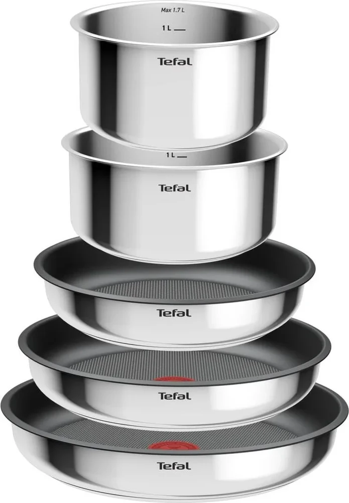 Puodų ir keptuvių rinkinys Tefal Ingenio Cook Eat L881S604, 6 dalių