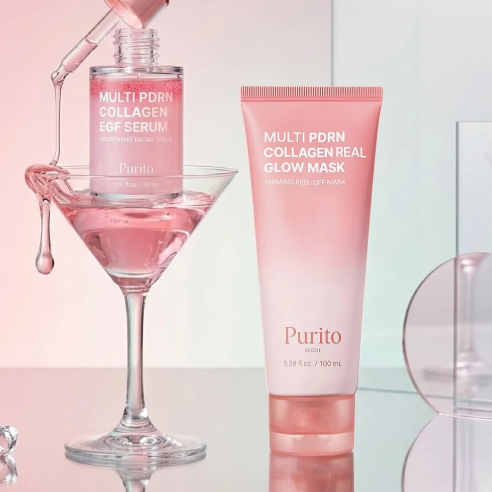 Veido kaukė Purito Seoul Multi PDRN Collagen Real Glow Mask, 100 ml