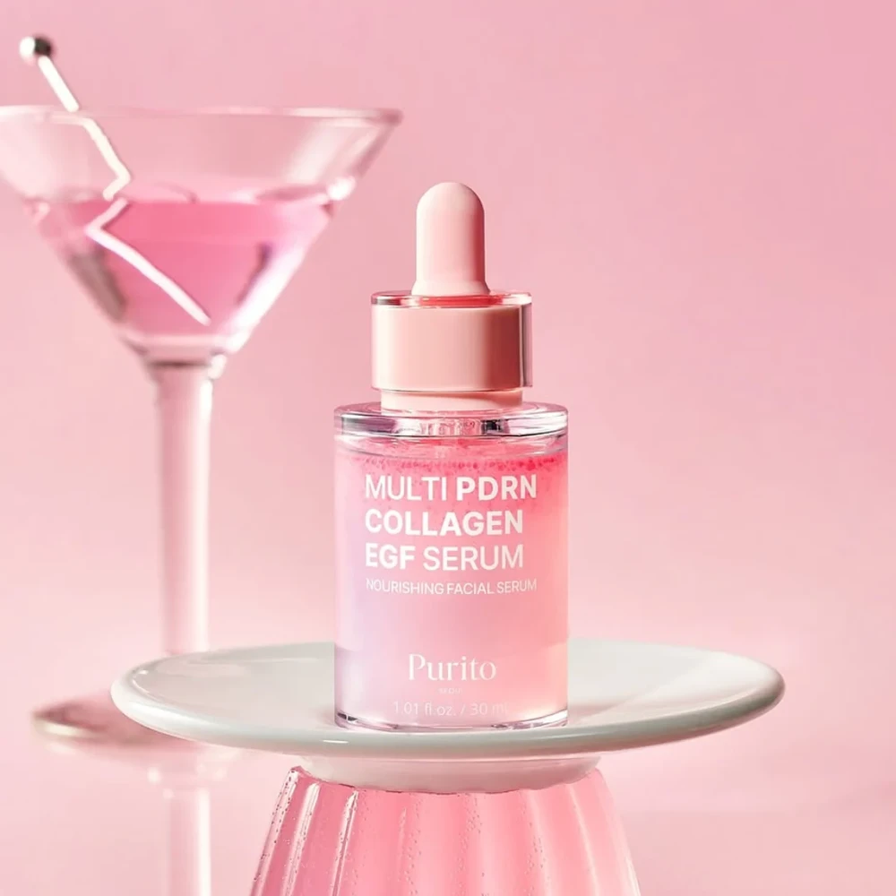 Stangrinamasis veido serumas Purito Seoul Multi PDRN Collagen EGF Serum, 30 ml