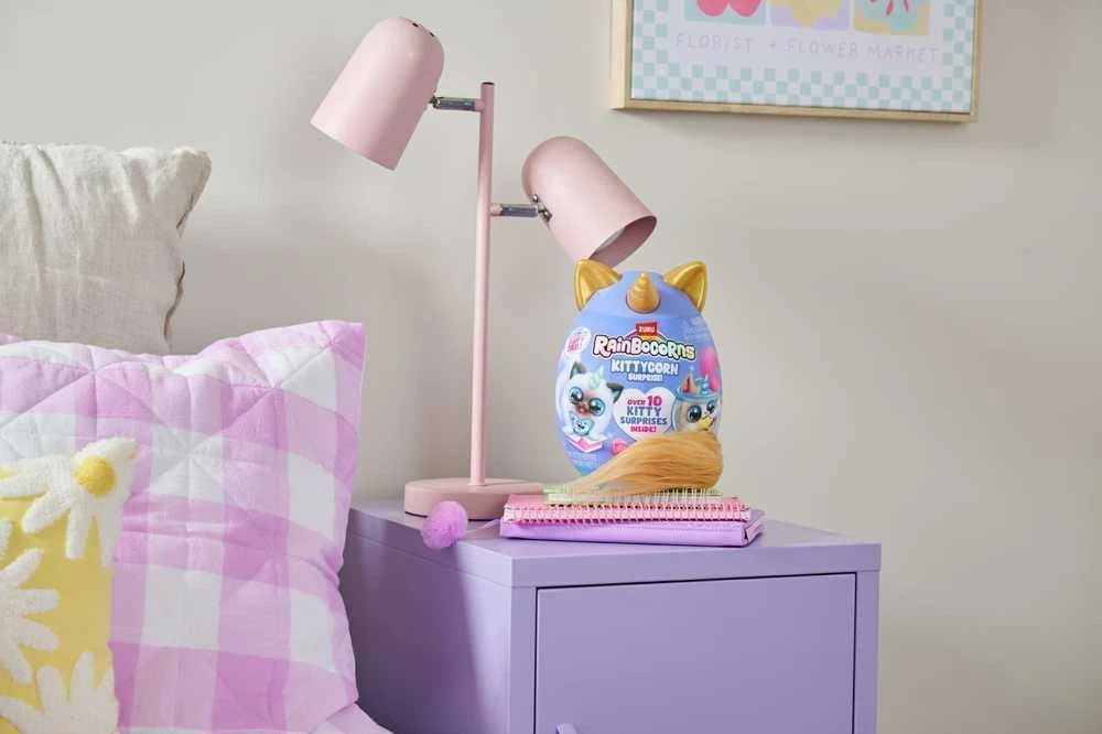 RAINBOCORNS pliušinis žaislas su aksesuarais Kittycorn Surprise, 3 serija, asort., 92104