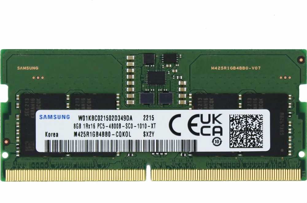 RAM Nešiojamųjų kompiuterių atmintis - Samsung SODIMM 8GB DDR5 4800MHz M425R1GB4BB0-CQK