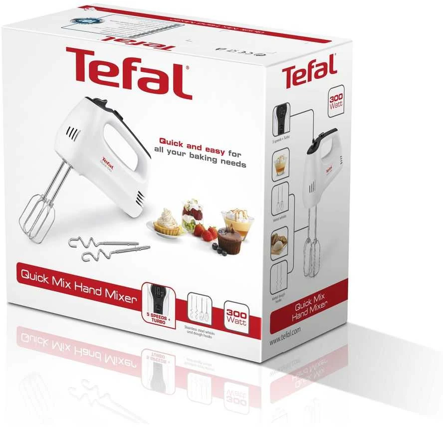 Rankinis mikseris Tefal Quick Mix HT310138, baltas
