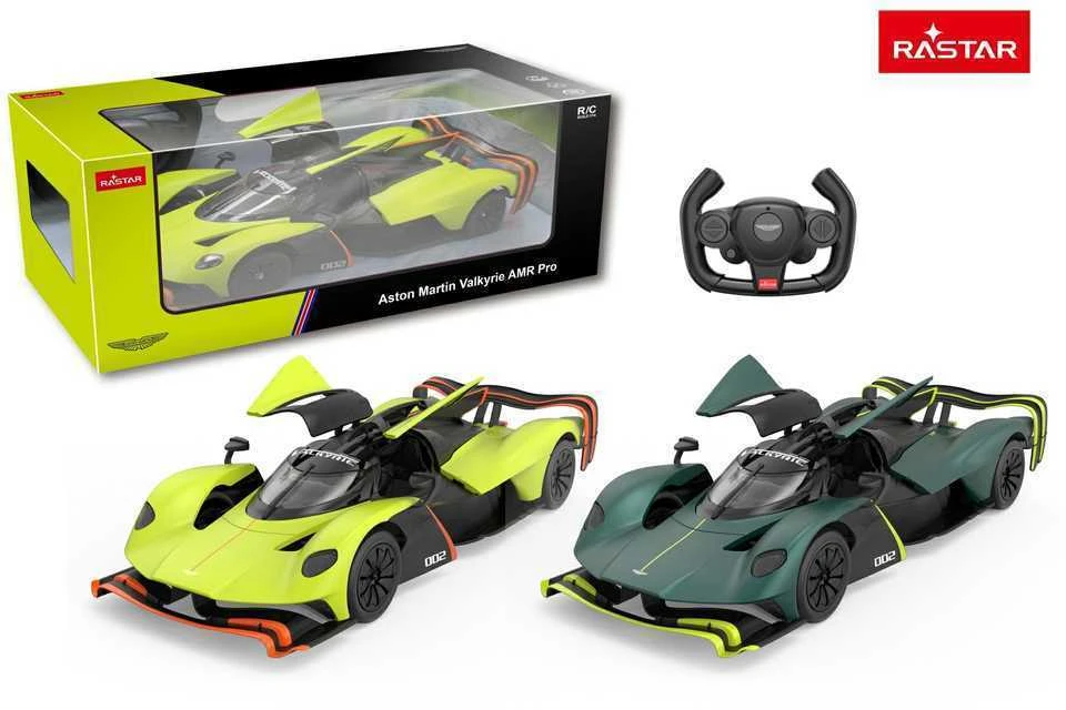RASTAR 1:14 R/C valdomas automodelis Aston Martin Valkyrie AMR Pro USB Charging, 92106 aprašymas - Prekės nuotrauka