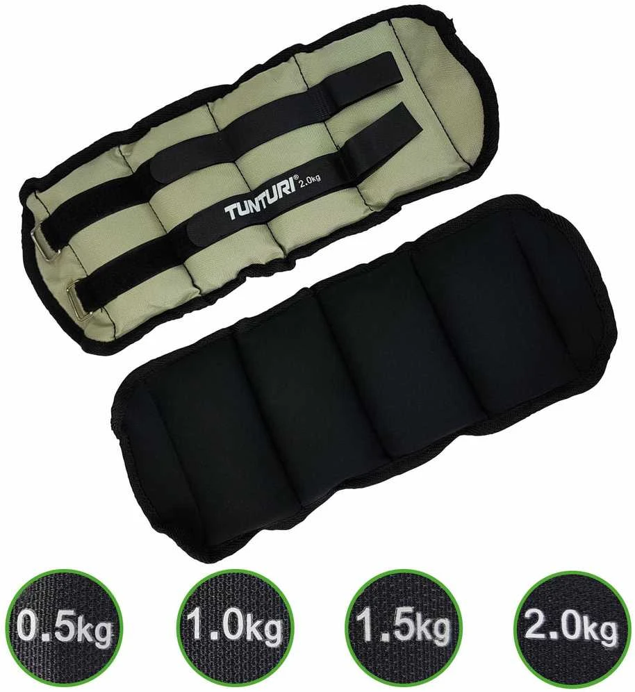 Riešo ir čiurnos svarmenys Tunturi 2x2 kg