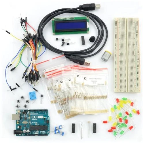 Arduino Uno V1 komponentų rinkinys