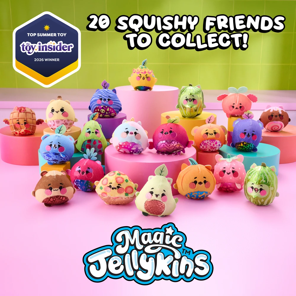 Rinkinys-siurprizas „Magic Jellykins Surprise Plush Jar“, 2 vnt.