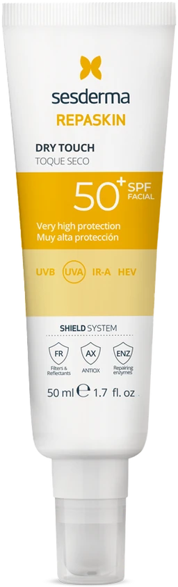 Sesderma Repaskin Dry Touch veido kremas nuo saulės su SPF50+, 50ml