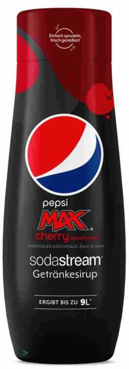 Pepsi Max kirsikanmakuinen SodaStream-siirappi, 440ml