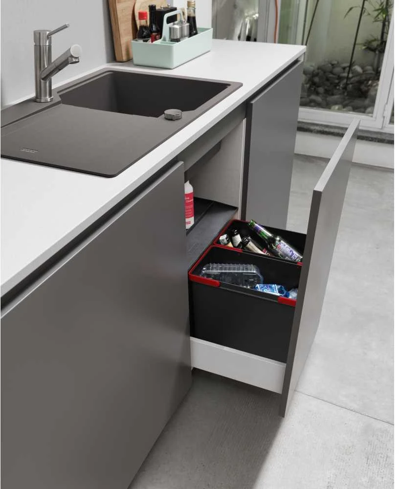 Šiukšliadėžė FRANKE, Easy Sort, 45-2, 2x14.5L