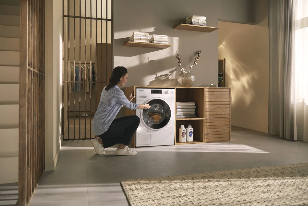 Skalbimo mašina Miele W1 WWA120 WCS Active, 8 kg, 1400 aps./min., balta