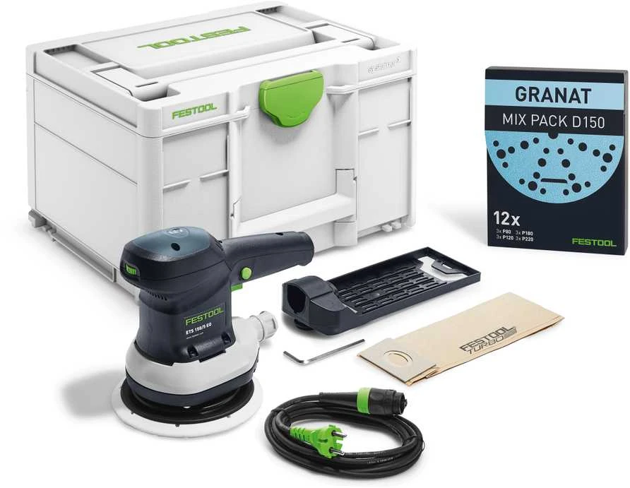 Festool Ekscentrinis šlifuoklis ETS 150/5 EQ-Plus, 310W