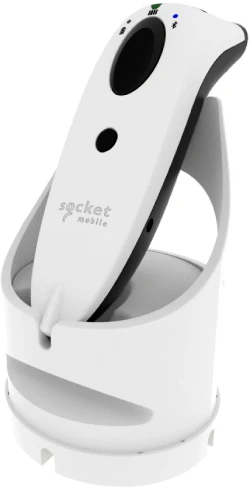 Brūkšninių kodų skaitytuvas Socket Mobile S720, su stotele, Baltas