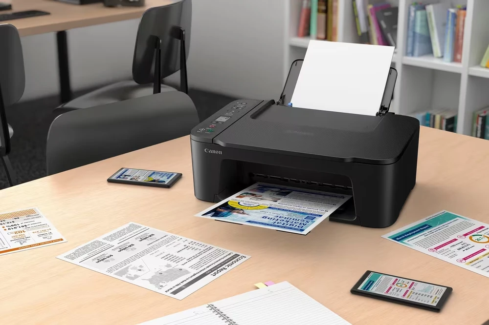 Daugiafunkcis rašalinis spausdintuvas Canon PIXMA TS3750i, spausdinimas / kopijavimas / skenavimas, spalvotas, Wi-Fi, juodas
