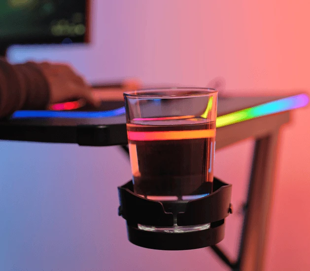TRUST GXT709 LUMINUS RGB stalas (Juodas)