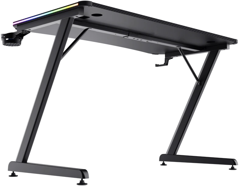 TRUST GXT709 LUMINUS RGB stalas (Juodas)