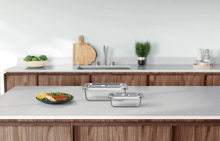 Stikliniai vaakumavimo konteineriai Electrolux EVGB1 (650 ml ir 1500 ml), su dangteliais