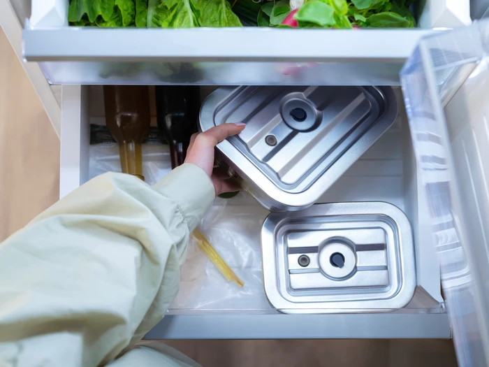 Stikliniai vaakumavimo konteineriai Electrolux EVGB1 (650 ml ir 1500 ml), su dangteliais