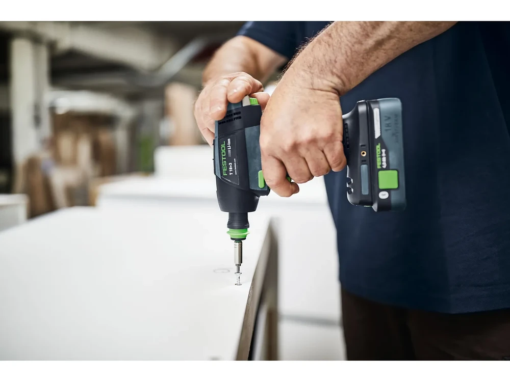 Festool T 18+3 darbo procese