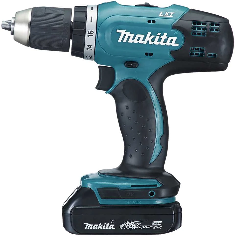 MAKITA suktuvas - gręžtuvas DDF453Z be akumuliatoriaus ir kroviklio