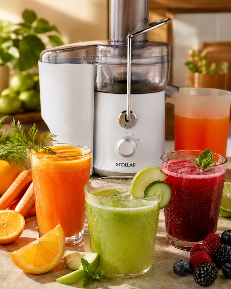 Sulčiaspaudė Stollar The Fruit & Veggie Juicer JES500, 600 W, 0,6 l