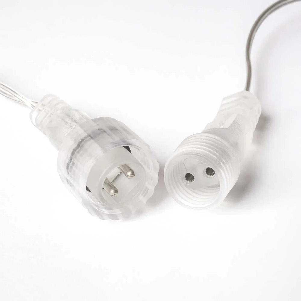 LED lempučių girlianda 60, 10 m, Šilta balta spalva