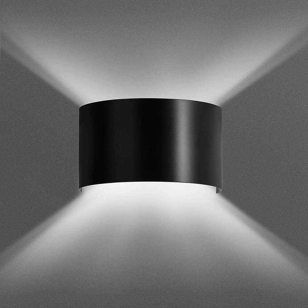 Emibig Sieninis šviestuvas FOLD, Juodos spalvos