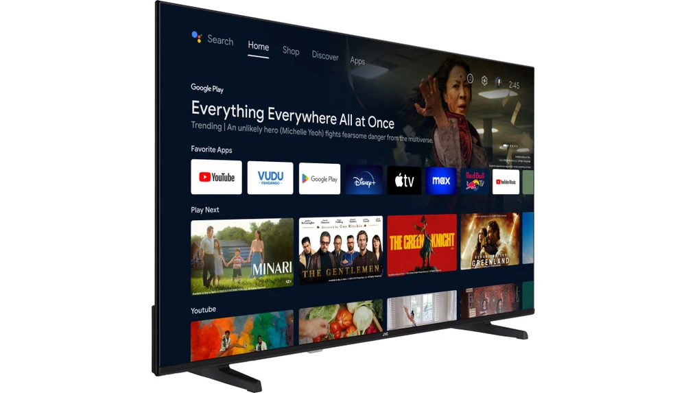 Televizorius JVC LT-50VA3335 | 50" | Android TV | 4K Ultra HD | HDR 10
