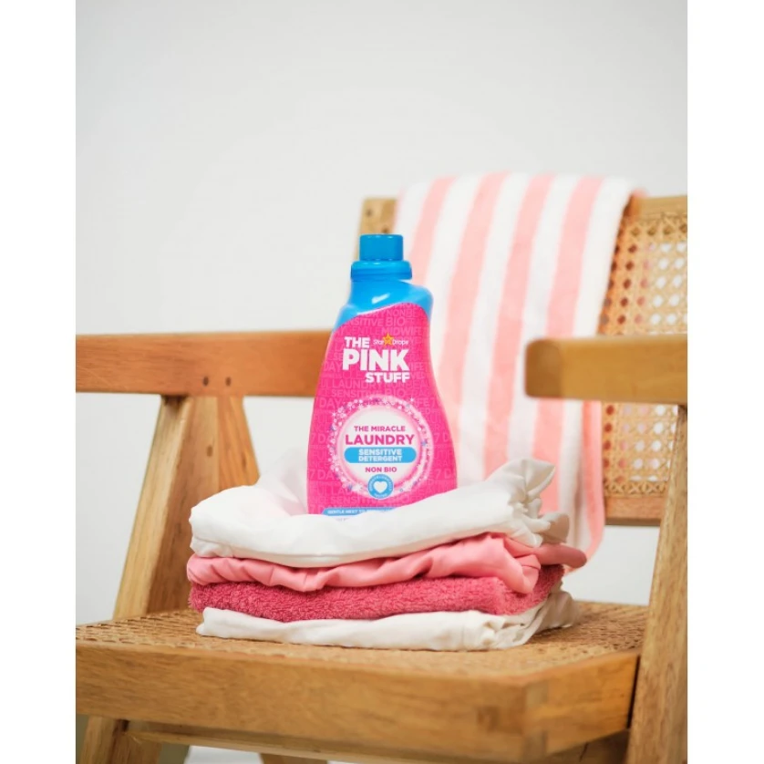 Skystas skalbiklis The Pink Stuff Sensitive Non Bio, 960ml