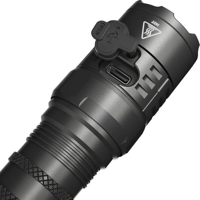 Nitecore P23i Taktinis žibintuvėlis, 3000 lm, iki 470 m, 5000 mAh, USB-C, IP68