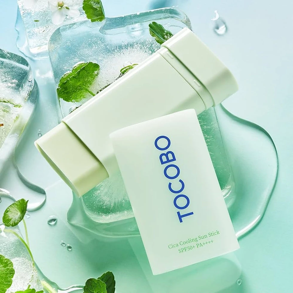 Tocobo Cica Cooling Sun Stick SPF50+ pieštukinis apsauginis kremas nuo saulės, 11 g