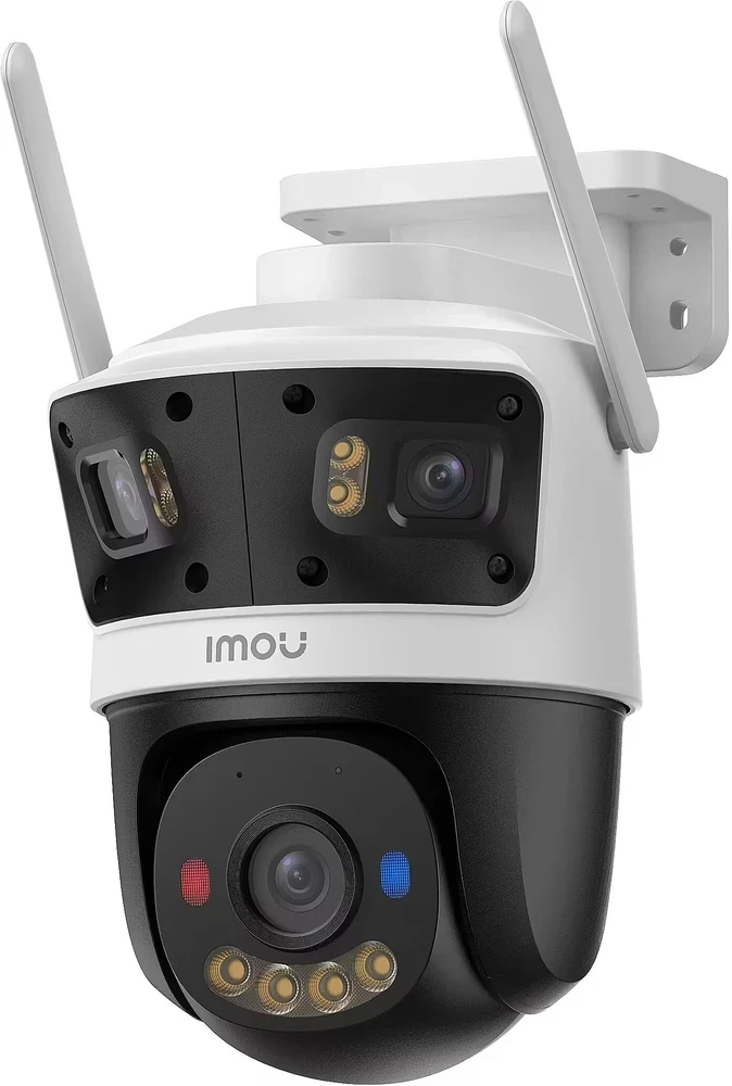 Triguba išmani vaizdo stebėjimo kamera Imou Cruiser Triple, 11MP, baltos spalvos