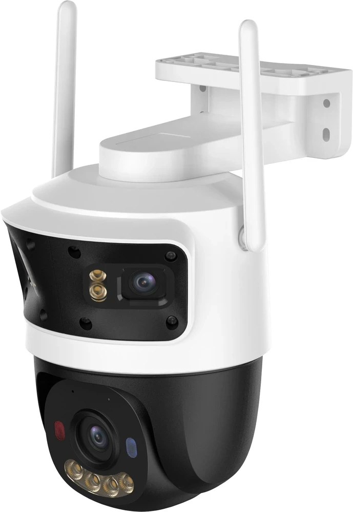Triguba išmani vaizdo stebėjimo kamera Imou Cruiser Triple, 11MP, baltos spalvos