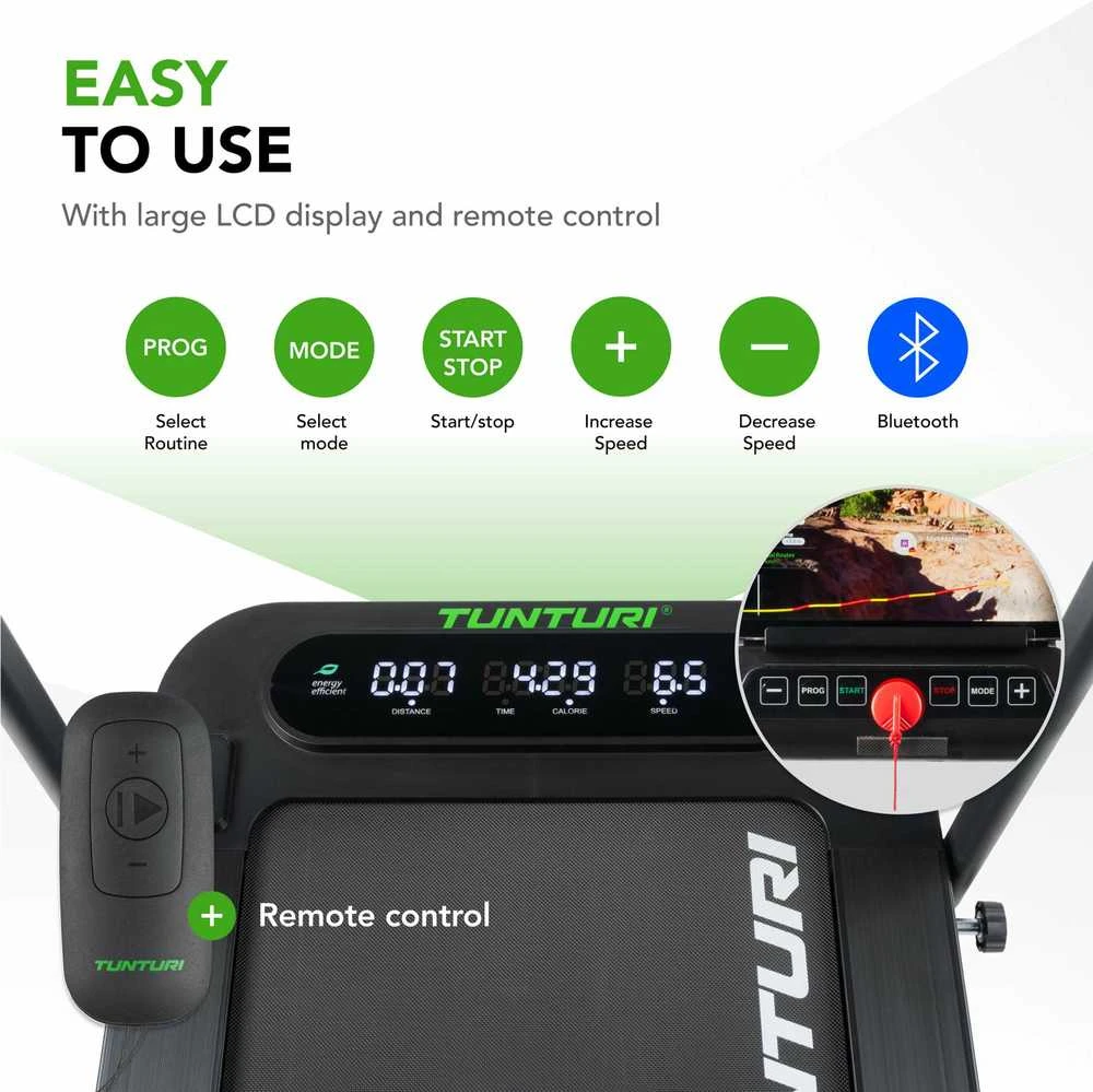 Bėgimo takelis Tunturi Cardio Fit T5 su Bluetooth funkcija