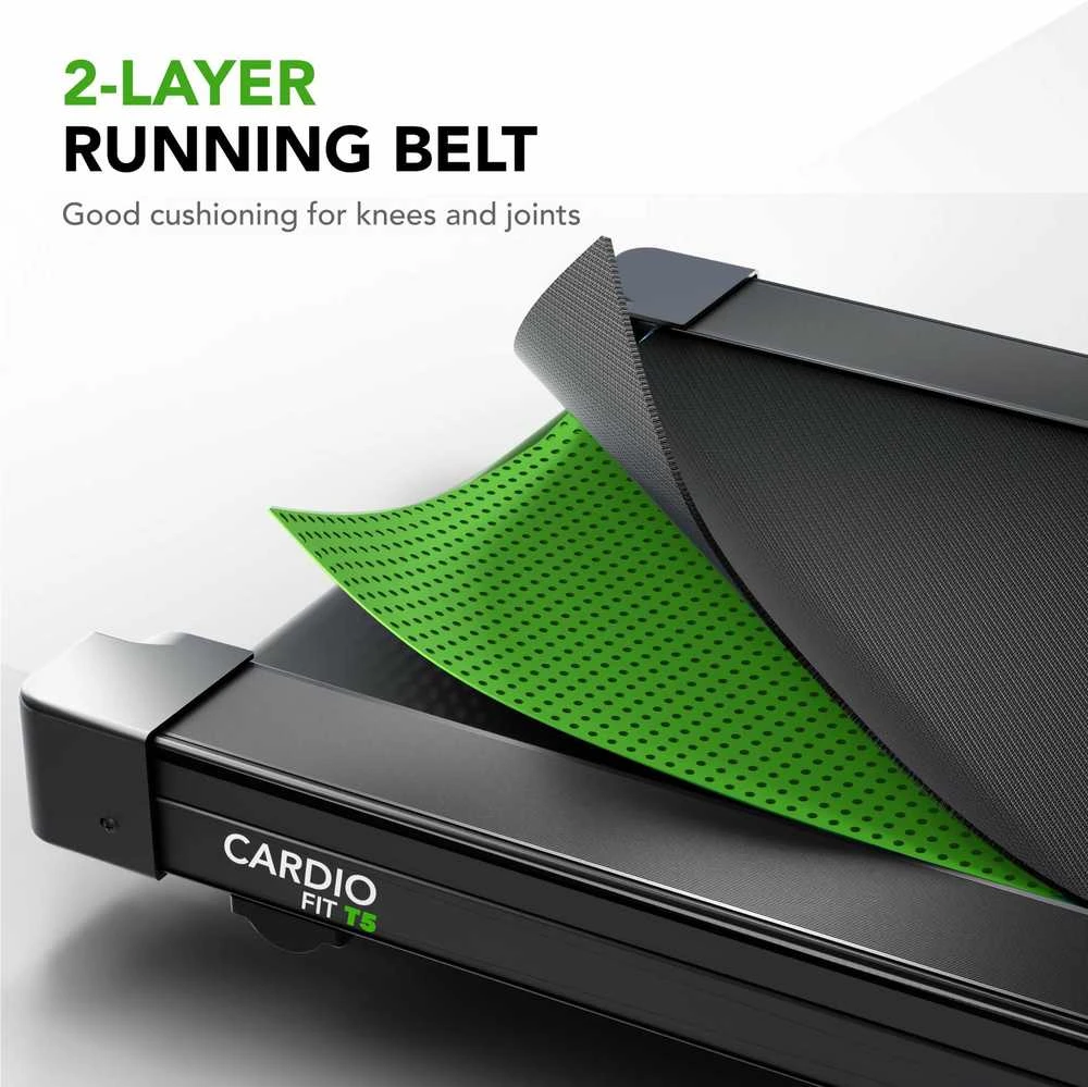 Bėgimo takelis Tunturi Cardio Fit T5 su Bluetooth funkcija aprašymas - Prekės nuotrauka