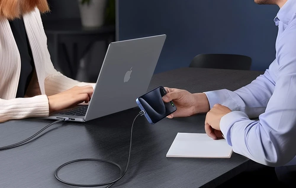 Ugreen ML USB įkrovimo laidas USB-C į USB-C PD L512 (pilkas), 2 m