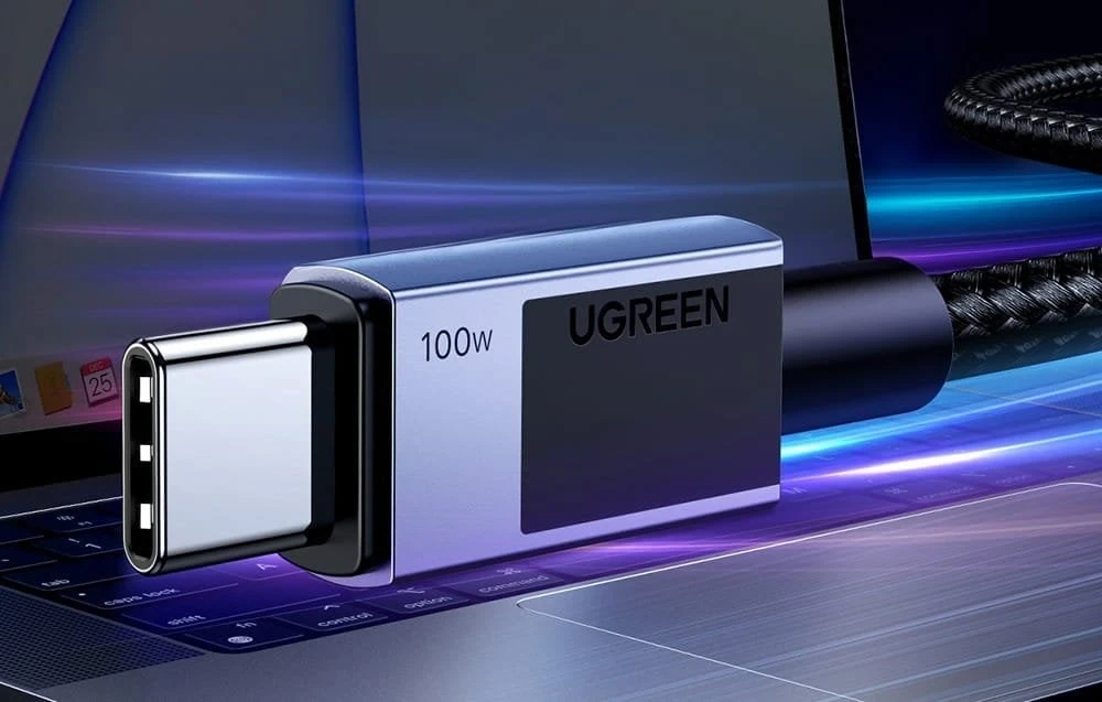 Ugreen ML USB įkrovimo laidas USB-C į USB-C PD L512 (pilkas), 2 m