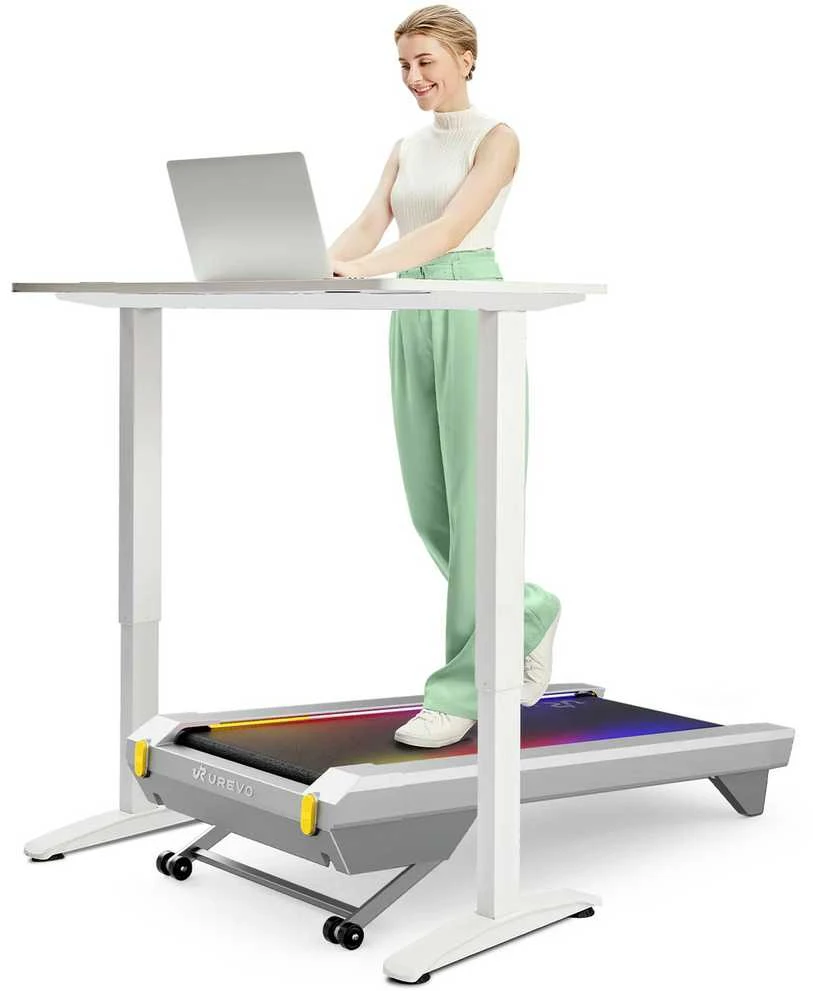 UREVO CyberPad for Office išmanusis bėgimo takelis, pilkas