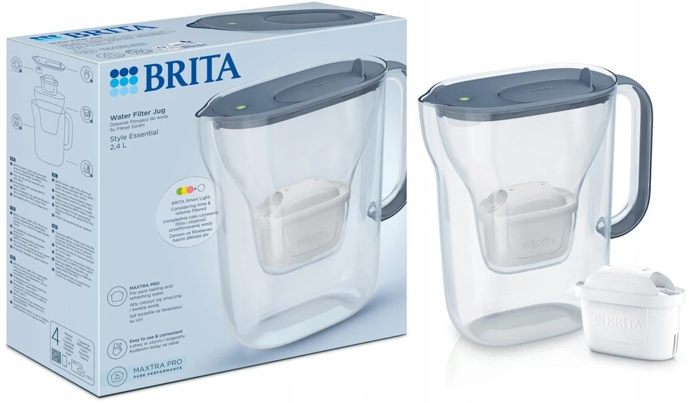 Vandens filtras Brita, 2.4 l, mėlyna +DOVANA Brita gertuvė