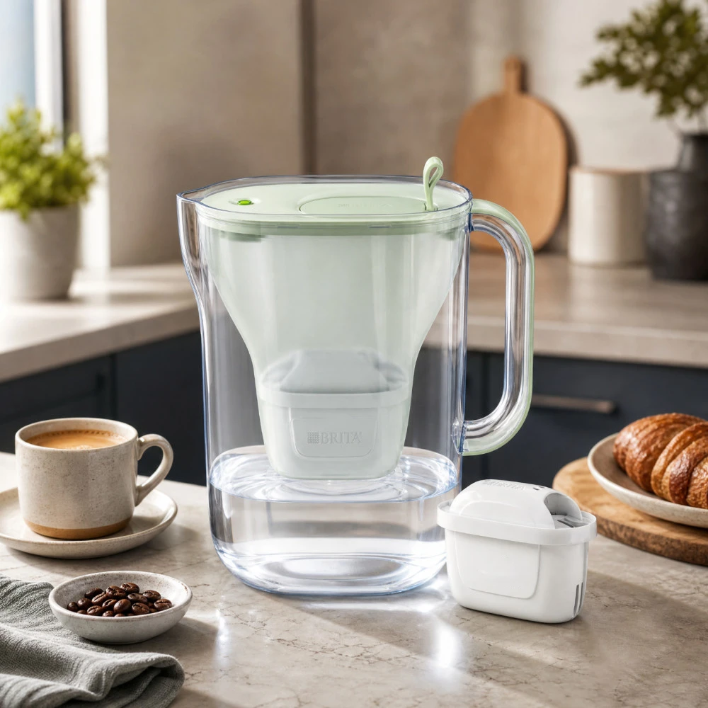 BRITA STYLE ECO vandens filtravimo indas, 2,4l, žalios spalvos +DOVANA Brita gertuvė