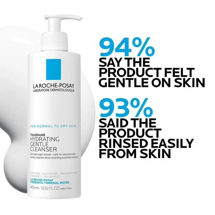 Veido odos prausiklis La Roche Posay Toleriane, 400 ml