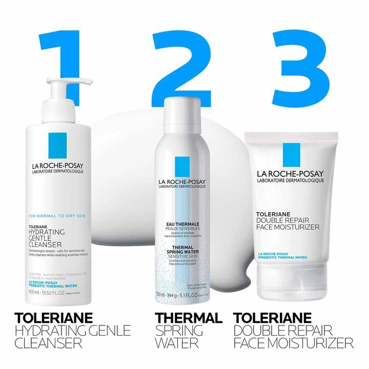 Veido odos prausiklis La Roche Posay Toleriane, 400 ml