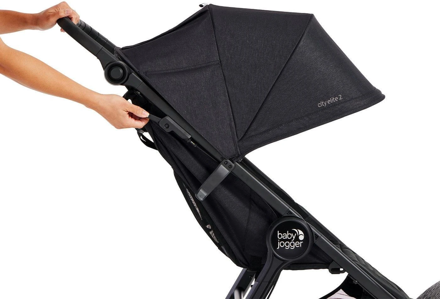 Vežimėlis Baby Jogger City Elite 2 | Juodas (Opulent Black)
