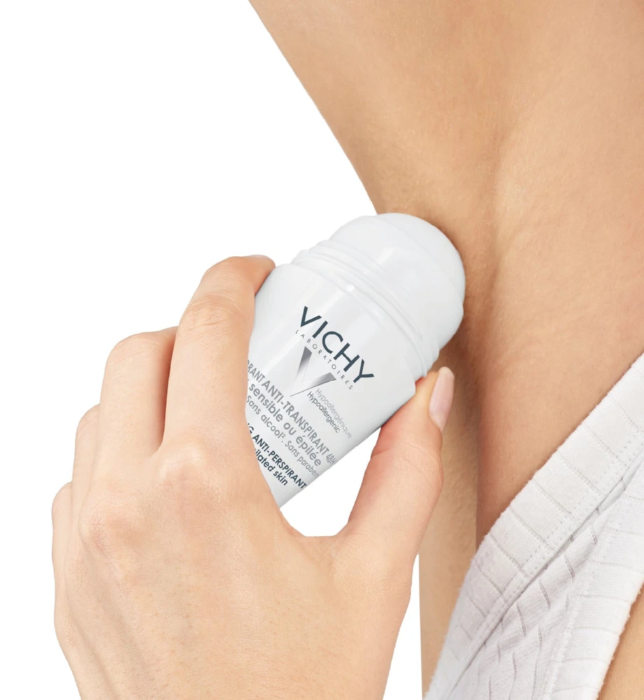 Vichy 48h Anti Perspirant Deodorant Roll On Rutulinis dezodorantas jautriai ir sudirgusiai odai, 50 ml aprašymas - Prekės nuotrauka